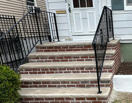 front door steps installation nj