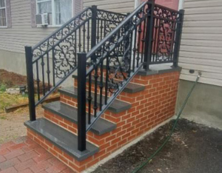 front entrance steps installation and epair nj